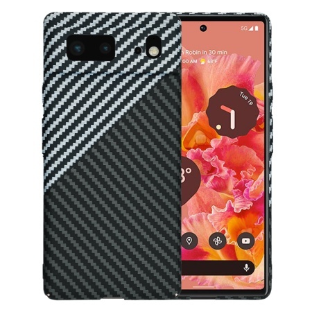 Husa pentru Google Pixel 6 - Techsuit Carbonite FiberShell - Stealth Gray