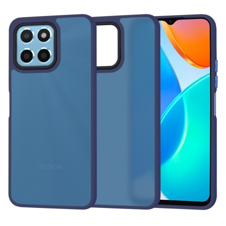Husa pentru Honor X6 / X8 5G / 70 Lite - Techsuit HaloFrostÂ Series - Deep Blue