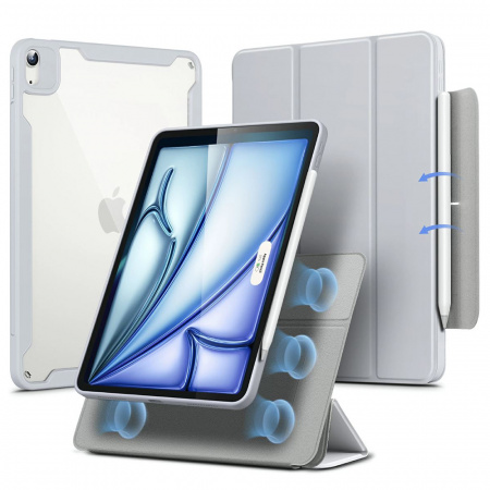 Husa pentru iPad Air 4 (2020) / Air 5 (2022) / Air 11Â (2024) - ESR Rebound Hybrid - Grey