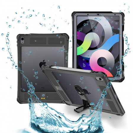Husa pentru iPad Air 4 (2020) / Air 5 (2022) - ShellBox Waterproof IP68 - Black