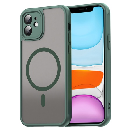 Husa pentru iPhone 11 - Techsuit HaloFrost II MagSafe - Green
