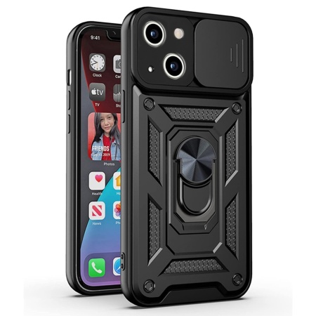 Husa pentru iPhone 13 mini - Techsuit CamShield Series - Black