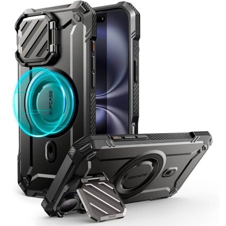 Husa pentru iPhone 16 - Supcase Unicorn Beetle XT MagSafe - Black