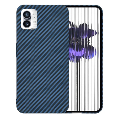 Husa pentru Nothing Phone (1) - Techsuit Carbonite FiberShell - Cyan