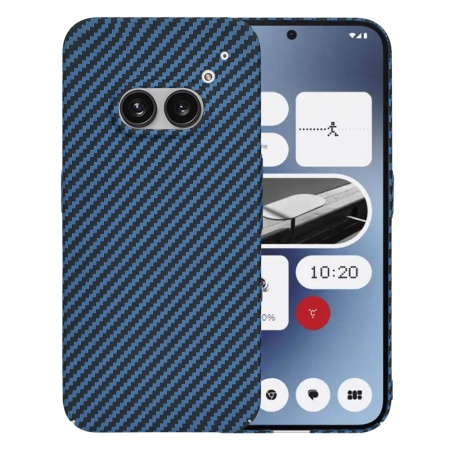 Husa pentru Nothing Phone (2a) / (2a) Plus - Techsuit Carbonite FiberShell - Cyan