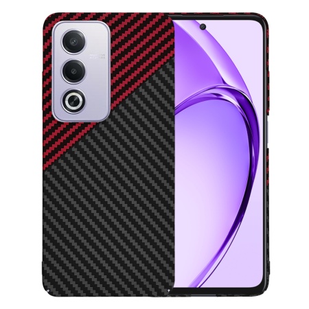 Husa pentru Oppo A80 5G - Techsuit Carbonite FiberShell - Red Vortex
