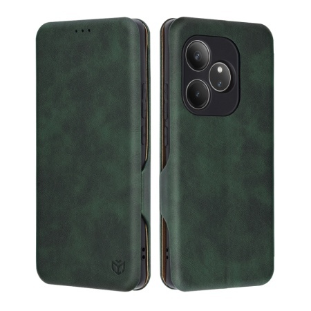 Husa pentru Realme GT 6 / GT 6T - Techsuit Safe Wallet Plus - Green