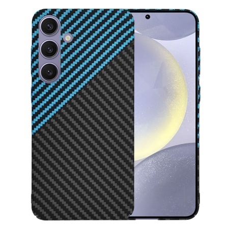 Husa pentru Samsung Galaxy S24 Plus - Techsuit Carbonite FiberShell - Blue Pulse