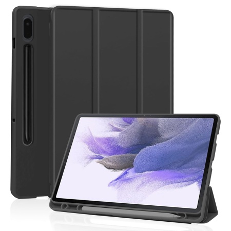 Husa pentru Samsung Galaxy Tab S7 FE - Techsuit Flex Trifold - Black