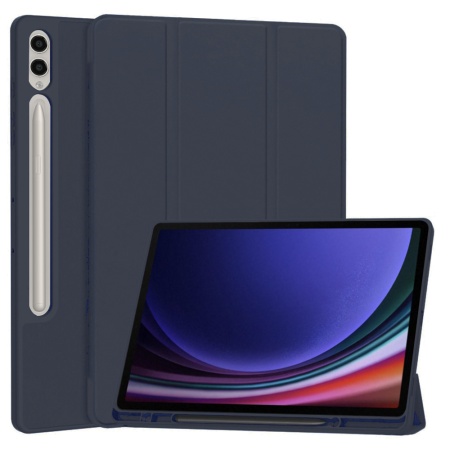 Husa pentru Samsung Galaxy Tab S9 Plus / S10 Plus - Techsuit Flex Trifold - Dark Blue
