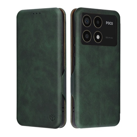 Husa pentru Xiaomi Poco F6 Pro - Techsuit Safe Wallet Plus - Green