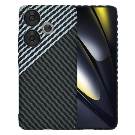 Husa pentru Xiaomi Poco F6 - Techsuit Carbonite FiberShell - Stealth Gray