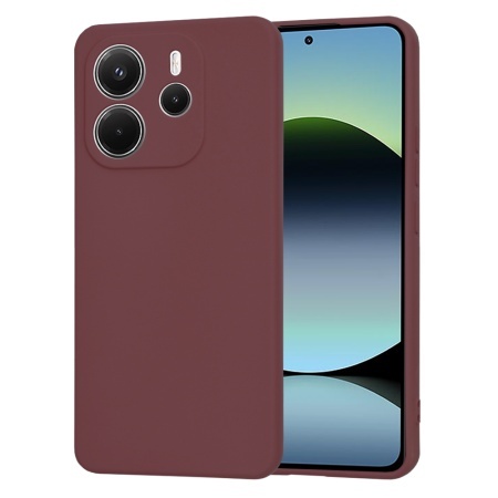 Husa pentru Xiaomi Redmi Note 14 4G (Standard) - Techsuit SoftFlex - Plum Red