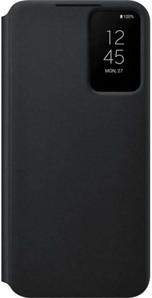 Husa Smart Clear View Cover (EE) pentru Galaxy S22+, EF-ZS906CBEGEE, Black