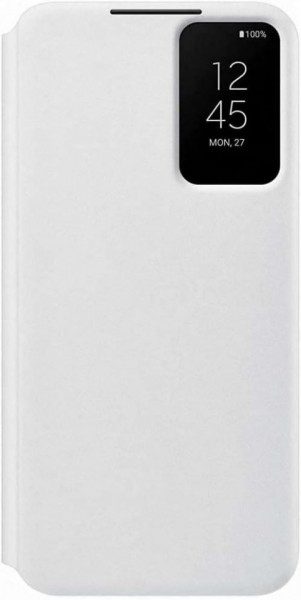 Husa Smart Clear View Cover (EE) pentru Galaxy S22+, EF-ZS906CWEGEE, White