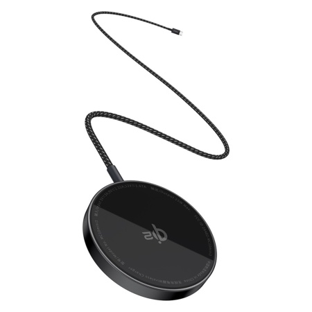 Incarcator cu Magnet, Cablu Integrat, 15W, Type-C - Baseus Simple Mini4 Air (P10278200111-00) - Cluster Black
