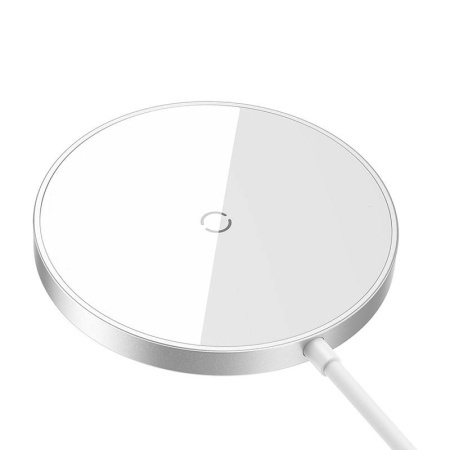 Incarcator Wireless Magnetic, 15W, 2A, 115-205 kHz - Baseus (CCJJ040012) - Silver