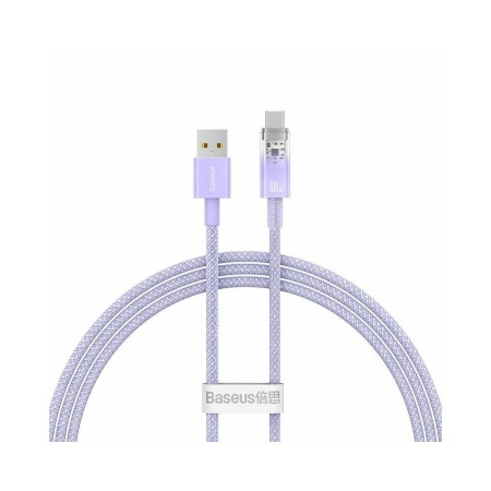 Cablu Baseus Explorer Series Fast Charge Control Temperatura USB to USB-C 100W 1m Mov