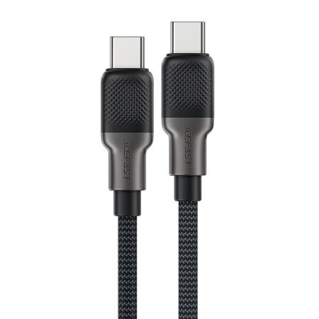 Cablu de incarcare, Type-C to Type-C, 60W, High-Speed Charging, 1.2m - Acefast (C10-03) - Black
