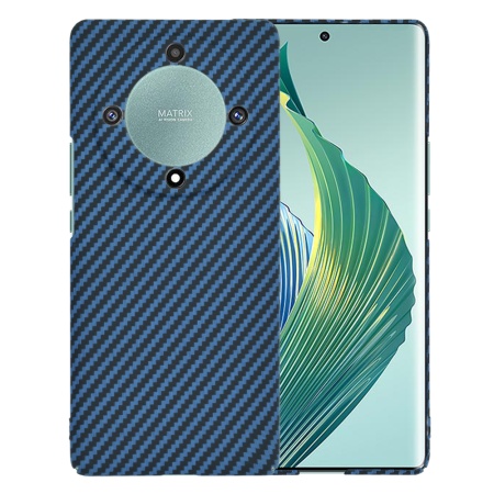 Husa pentru Honor Magic5 Lite - Techsuit Carbonite FiberShell - Cyan