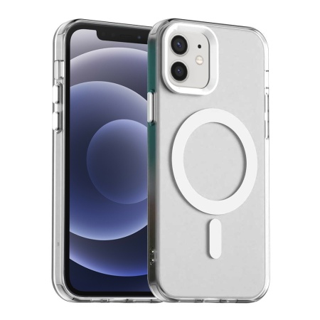 Husa pentru iPhone 12 / iPhone 12 Pro - Techsuit CandyCase MagSafe - White