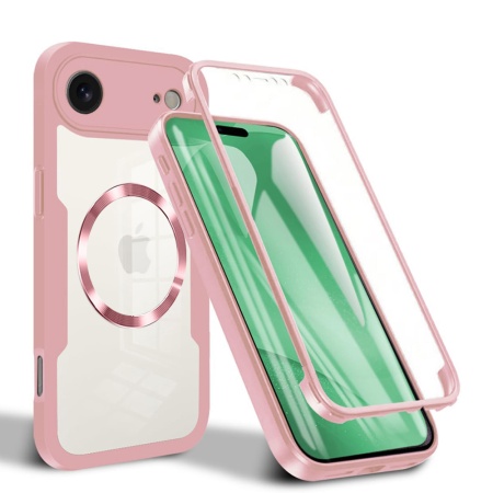 Husa pentru iPhone 17 Air + Folie - Techsuit ColorVerse 360 MagSafe Series - Pink