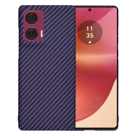 Husa pentru Motorola Edge 50 Fusion - Techsuit Carbonite FiberShell - Purple