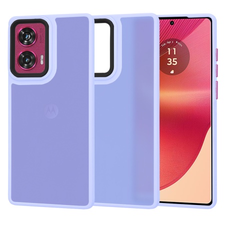 Husa pentru Motorola Edge 50 Fusion - Techsuit HaloFrostÂ Series - Light Purple