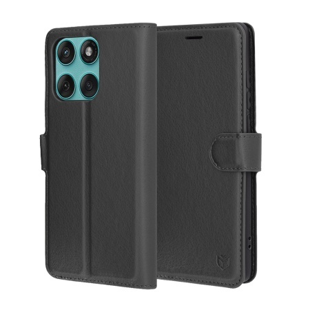 Husa pentru Motorola Edge 60 / Edge 60 Fusion - Techsuit Leather Folio - Black