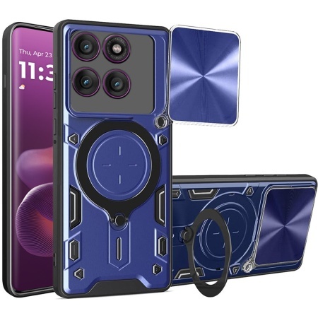 Husa pentru Motorola Edge 60 Pro - Techsuit CamGuard Pro - Blue