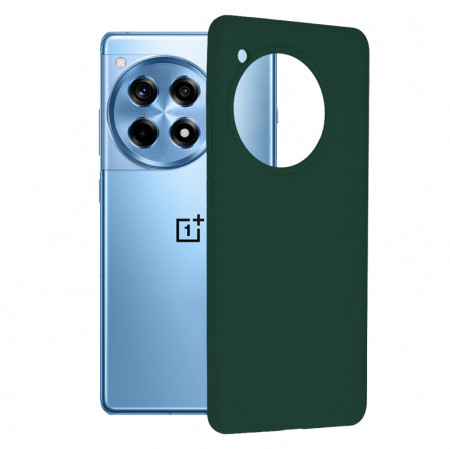 Husa pentru OnePlus 12R - Techsuit Soft Edge Silicone - Dark Green