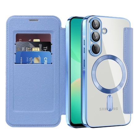 Husa pentru Samsung Galaxy A26 5G - Techsuit SmartMag Book Case - Light Blue