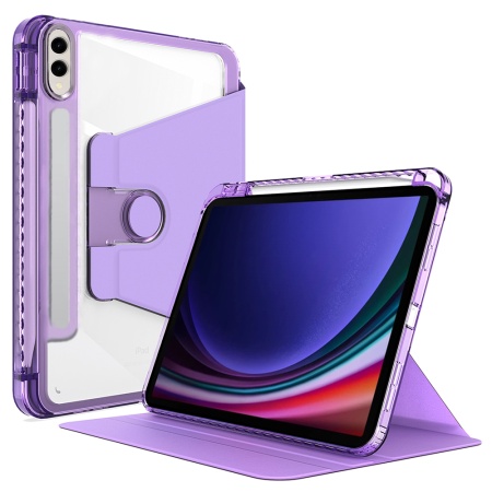 Husa pentru Samsung Galaxy Tab S9 Plus / S9 FE Plus / S10 Plus - Techsuit Crystal Vision - Purple