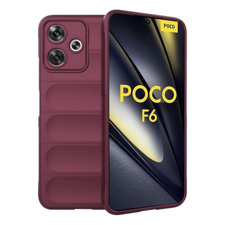 Husa pentru Xiaomi Poco F6 - Techsuit Magic Shield - Bordeaux