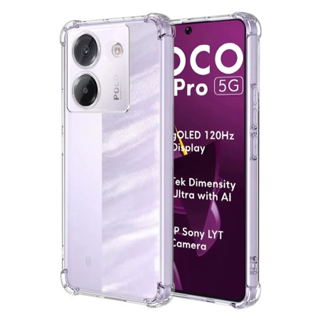 Husa pentru Xiaomi Poco M7 ProÂ 5G - Techsuit Shockproof Clear Silicone - Clear