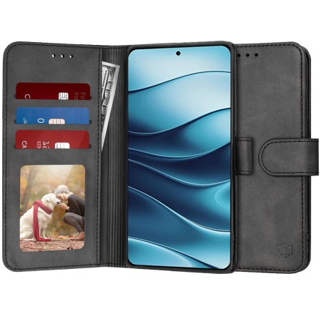 Husa pentru Xiaomi Redmi Note 14 5G - Techsuit Diary Book - Black