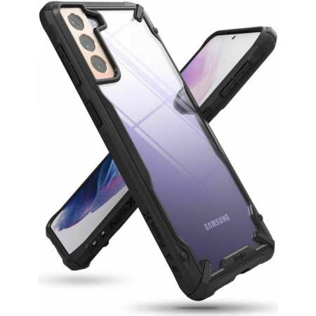 Husa Samsung Galaxy S21 Plus Ringke FUSION X Negru Camuflaj