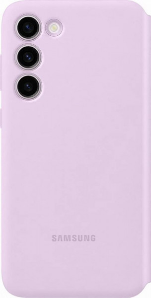 Husa Smart Clear View Cover pentru Galaxy S23 Plus, EF-ZS916CVEGWW, Lilac