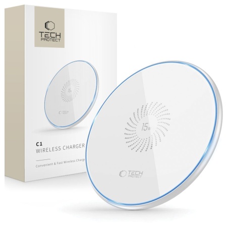 Incarcator wireless TECH-PROTECT QI15W-C1 15W WHITE