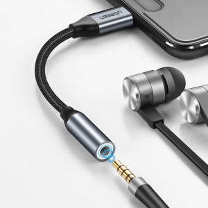 Adaptor Audio Type-C la Jack 10cm - Ugreen (30632) - Gray - Img 9