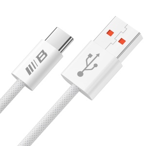 Cablu de Date USB-A la USB-C, Fast Charging, 6A - Blueo - White - Img 3