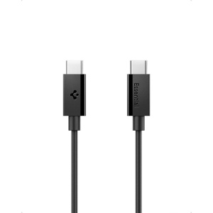Cablu pentru Alimentare Type-C, 60W, 480Mbps, 2m - Spigen Essential (EB6020CC) - Black - Img 2