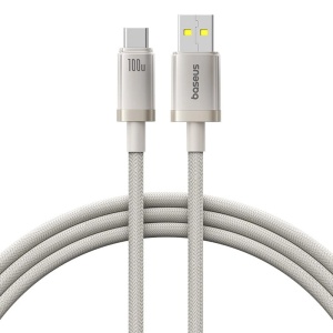 Cablu USB, Type-C, 100W, 1m - Baseus Titanium (P10378102G21-00) - Silver