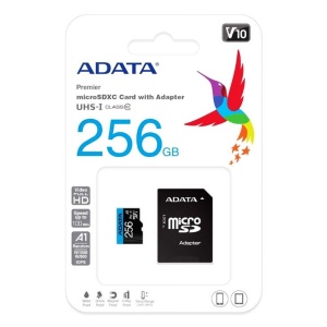 Card de Memorie MicroSDHXC 256GB - Adata (AUSDX256GUICL10A1-RA1) - Black - Img 7