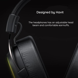 Casti cu Fir pentru Jocuri Video, 2m - Havit (H2002P) - Black - Img 4
