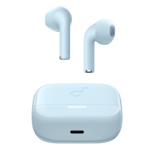 Casti Fara Fir Bluetooth 5.3, Noise Cancelling, IPX5 - Anker SoundCore K20i (A3994G31) - Blue - Img 1