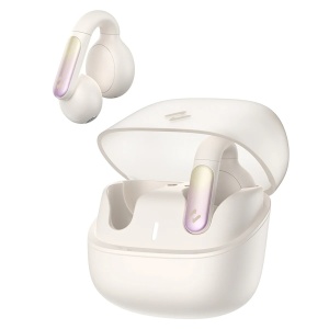 Casti fara Fir Open-Ear Clip, Bluetooth 5.3, TWS, USB-C, 400mAh - Havit (TW980) - Beige