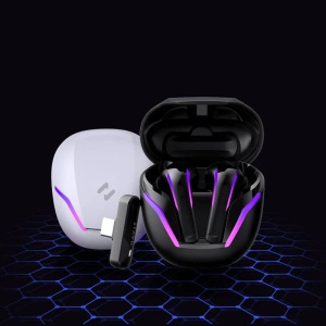 Casti fara Fir pentru Jocuri Video, Bluetooth 5.3, RGB, Type-C, 400mAh - Havit (TW970) - White - Img 7