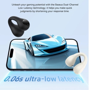 Casti Fara Fir True Wireless pentru Sport - Baseus AirGo AS01 (A00069101113-00) - Black - Img 8