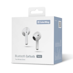Casti Half-In-Ear, Bluetooth 5.3, Microfon, Control Tactil - ColorWay Slim TWS-2 (CW-TWS2WT) - White - Img 7